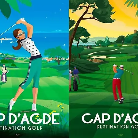 アパート Cap D'agde Antinea, Rochelongue, Piscine Et Parking アグド