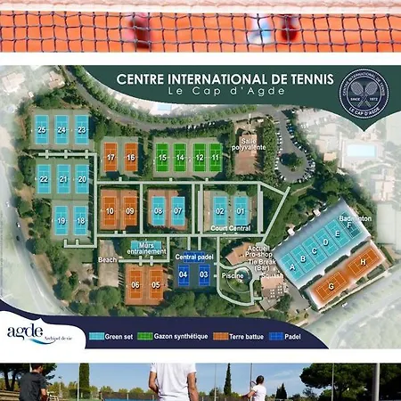 Cap D'agde Antinea, Rochelongue, Piscine Et Parking * Agde
